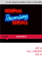 Mobile Screenshot of memphisrecordingservice.com